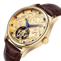 AILANG top luxury Swiss watch gear AAAAA quality Tourbillon wrist watch waterproof diver watch men's gold bracelet self-winding