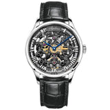 Swiss Luxury AGELOCER Automatic Skeleton Mens Watches Top Brand Fashion 316L Steel Relojes Hombre Clock Mechanical Watches mens