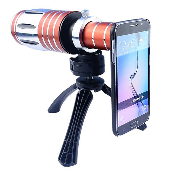 Orsda High-End 50X 80X Telephoto Zoom Lens Telescope Mobile Phone Camera Lenses with Tripod for Smartphone Camping Hiking