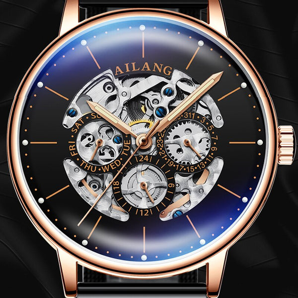 AILANG luxury watch men's mechanical automatic watch Swiss gear AAA wrist watches mechanical fashionable leisure diesel watch