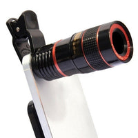 Tongdaytech Universal 8X Optical Zoom Portable Mobile Phone Telescope  Camera Lens And Clip For SmartPhone