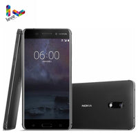Original Nokia 6 Dual SIM Android Smartphone 4GB RAM 64GB ROM Octa Core Fingerprint 5.5" 1080P 16MP 4G LTE Unlocked Mobile Phone