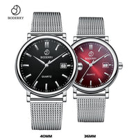 Couple Watches for Lovers Brand Luxury Swiss Quartz Movement Pair Men and Women Stainless Steel Waterproof Fashion Wrist Watch