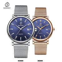 Couple Watches for Lovers Brand Luxury Swiss Quartz Movement Pair Men and Women Stainless Steel Waterproof Fashion Wrist Watch