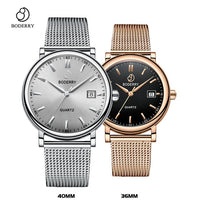 Couple Watches for Lovers Brand Luxury Swiss Quartz Movement Pair Men and Women Stainless Steel Waterproof Fashion Wrist Watch