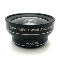 Universal 2 in 1 0.45X Super Wide Angle 12.5X Super Macro Lens HD Camera   Mobile Phone Lenses for iPhone Smartphone Accessories
