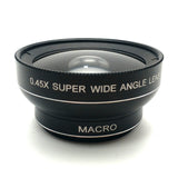 Universal 2 in 1 0.45X Super Wide Angle 12.5X Super Macro Lens HD Camera   Mobile Phone Lenses for iPhone Smartphone Accessories