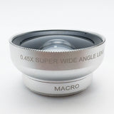 Universal 2 in 1 0.45X Super Wide Angle 12.5X Super Macro Lens HD Camera   Mobile Phone Lenses for iPhone Smartphone Accessories