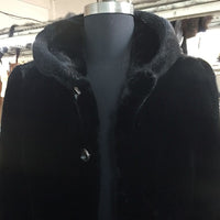 2020 New Real Mink Fur Coat Men Winter Jacket Hooded Long Mens Mink Coat Plus Size Natural Mink Fur Jackets KJ3093