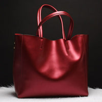 Top selling Women Handbag Genuine Leather Bucket Casual Bag Ladies Luxury Shoulder Bags Female Eight Candy Colors Messenger Bag