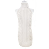 FORERUN Fall 2020 Fashion Virgin Killer Sweater Korean Off Shoulder Knitting Womens Sweaters Turtleneck Backless Sexy Pullovers
