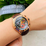 2020 Reef Tiger/RT Women Fashion Watches Swiss Ronda Movement Skeleton Watches Rose Gold Watches Date RGA7181