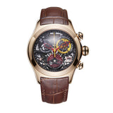 2020 Reef Tiger/RT Women Fashion Watches Swiss Ronda Movement Skeleton Watches Rose Gold Watches Date RGA7181