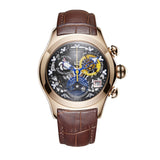 2020 Reef Tiger/RT Women Fashion Watches Swiss Ronda Movement Skeleton Watches Rose Gold Watches Date RGA7181