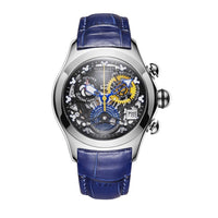 2020 Reef Tiger/RT Women Fashion Watches Swiss Ronda Movement Skeleton Watches Rose Gold Watches Date RGA7181