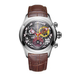 2020 Reef Tiger/RT Women Fashion Watches Swiss Ronda Movement Skeleton Watches Rose Gold Watches Date RGA7181