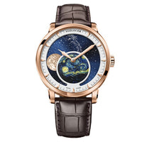 AGELOCER 2020 Swiss New Luxury Moon phase Mens Watches with Sapphire Crystal Power Reserve Automatic Watch Men Relogio Masculino