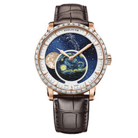 AGELOCER 2020 Swiss New Luxury Moon phase Mens Watches with Sapphire Crystal Power Reserve Automatic Watch Men Relogio Masculino