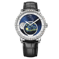 AGELOCER 2020 Swiss New Luxury Moon phase Mens Watches with Sapphire Crystal Power Reserve Automatic Watch Men Relogio Masculino