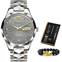 Swiss Brand OUPINKE Luxury Men Watches Automatic Watch Mens Tungsten Steel Waterproof 5ATM Business Mechanical Wristwatch 3169