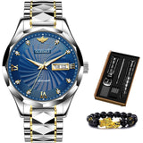 Swiss Brand OUPINKE Luxury Men Watches Automatic Watch Mens Tungsten Steel Waterproof 5ATM Business Mechanical Wristwatch 3169