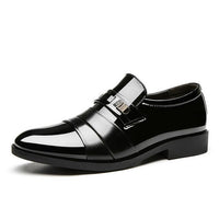 2018 New Men's Business Casual Leather Shoes, Large Shoes, Men's Wedding Shoes, Pointed Toe Shoes, Casual Shoes