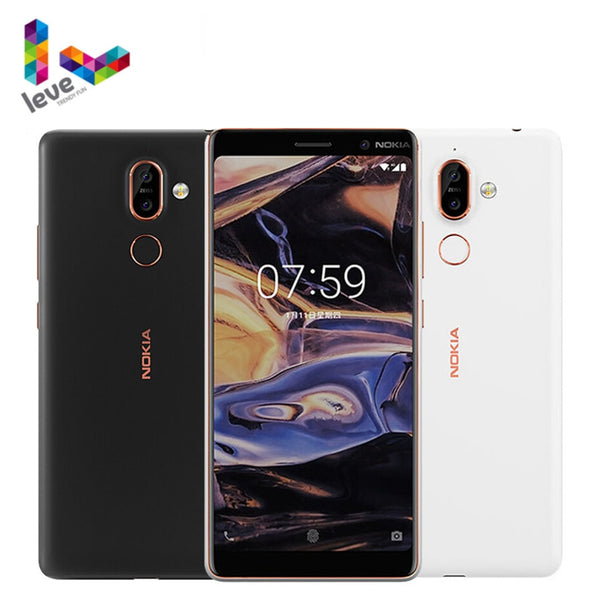 Unlocked Nokia 7 Plus Android Smartphone 4GB RAM 64G ROM Snapdragon 660 Octa-Core 6.0'' Display Bluetooth 5.0 Original Cellphone