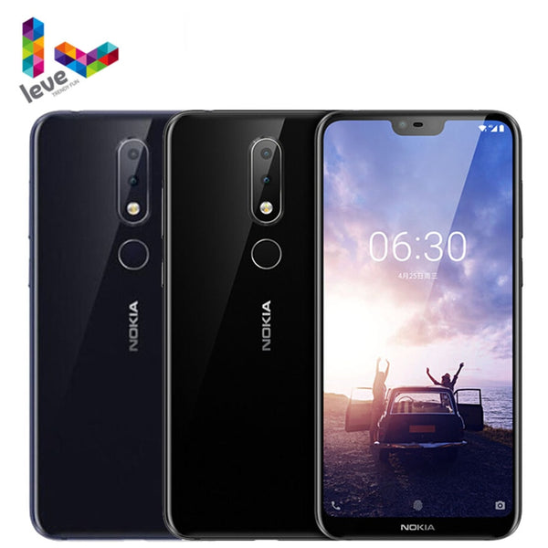 Nokia 6.1 Plus Android 4G Mobile Phone 5.8" FHD+ 4GB 64GB Snapdragon 636 Octa Core Unlocked Nokia X6 Fingerprint Smartphone