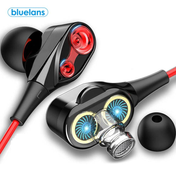 Moving Coil Iron 3.5mm Universal In-Ear Wired Earphone HiFi Stereo Music Headset With Mic For Xiaomi Huawei Samsung OPPO