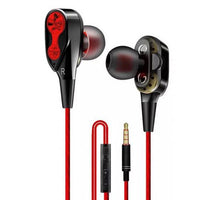 Moving Coil Iron 3.5mm Universal In-Ear Wired Earphone HiFi Stereo Music Headset With Mic For Xiaomi Huawei Samsung OPPO