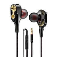 Moving Coil Iron 3.5mm Universal In-Ear Wired Earphone HiFi Stereo Music Headset With Mic For Xiaomi Huawei Samsung OPPO