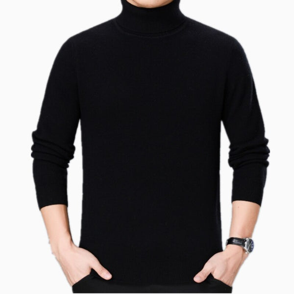 Autumn Winter Men's New Warm Business Casual Plus Size Long Sleeved Sweater Casaco Masculino Erkek Giyim Wool Oversized Clothing