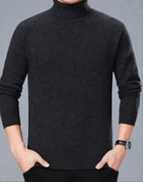 Autumn Winter Men's New Warm Business Casual Plus Size Long Sleeved Sweater Casaco Masculino Erkek Giyim Wool Oversized Clothing