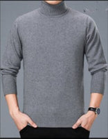 Autumn Winter Men's New Warm Business Casual Plus Size Long Sleeved Sweater Casaco Masculino Erkek Giyim Wool Oversized Clothing