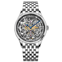 Swiss Luxury AGELOCER Automatic Skeleton Mens Watches Top Brand Fashion 316L Steel Relojes Hombre Clock Mechanical Watches mens