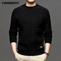 COODRONY Brand Sweater Men Streetwear Fashion Knitwear Jumper O-Neck Pullover Men Clothing Autumn Winter Casual Sweaters C1191