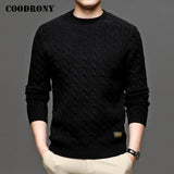 COODRONY Brand Sweater Men Streetwear Fashion Knitwear Jumper O-Neck Pullover Men Clothing Autumn Winter Casual Sweaters C1191
