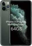 Original New iPhone 11 Pro/Pro Max Triple Rear Camera 5.8/6.5" AMOLED Display A13 IOS SmartPhone A2160/A2161/A2217/A2220 4G LTE