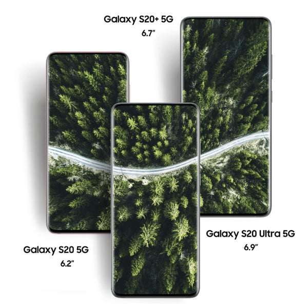 Original New Samsung Galaxy S20|S20+|S20 Ultra 5G 6.7/6.9" Display 64MP 100x Zoom Camera Android Smartphone SM-G981U/G986U/G988U