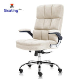 Yamasoro High Back Home Office Chair Fabric Computer Desk Chair Adjustable Hight with Movable Armrest