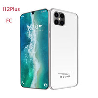 Global i12 Plus 6.7Inch Smartphone Android 10.0 Snapdragon855 Network Octa Core 8GB RAM 256GB ROM 5600mAh 4G5G Mobile Phone Case