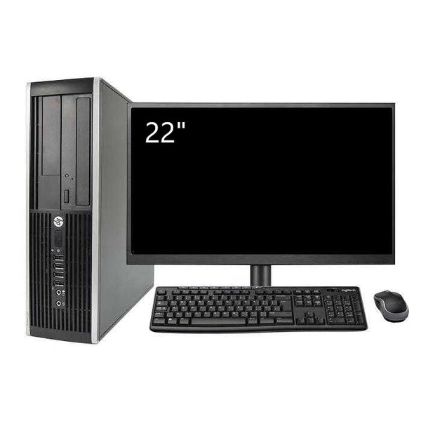 HP Elite 8300 SFF-ORDENADOR DESKTOP CHEAP-Core i5 - 3470 3.2GHz | 8GB RAM | 500HDD | DVD | WIN 10 PRO + TFT 22"