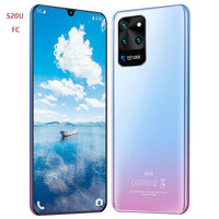 7.5Inch Galay S20U Network Snapdragon855 Smartphone 4 Camera 8GB RAM 256GB ROM Octa Core Global Version Handset Phone Case
