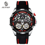 Senors Luxury Brand Men Automatic Watch Sport Wristwatch Double Tourbillon Skeleton 30m  Waterproof Clock Male Relogio Masculino