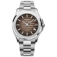 AGELOCER Swiss Men Automatic Self Wind Mechanical Watch Saphire Stainless Steel Simple Business Blue Rose Gold Green Date Watch