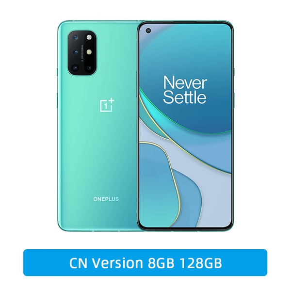 New Global ROM OnePlus 8T 8 T Smartphone Snapdragon 865 5G 6.55'' 120Hz Fluid Display 48MP Quad Camera Warp Charge 65 NFC