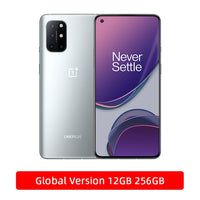 New Global ROM OnePlus 8T 8 T Smartphone Snapdragon 865 5G 6.55'' 120Hz Fluid Display 48MP Quad Camera Warp Charge 65 NFC
