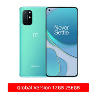 New Global ROM OnePlus 8T 8 T Smartphone Snapdragon 865 5G 6.55'' 120Hz Fluid Display 48MP Quad Camera Warp Charge 65 NFC