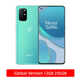 New Global ROM OnePlus 8T 8 T Smartphone Snapdragon 865 5G 6.55'' 120Hz Fluid Display 48MP Quad Camera Warp Charge 65 NFC