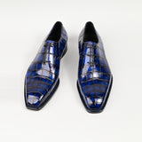 Saint Sharon Leather shoes men's Oxford crocodile leather bow bottom business shoes Goodyear high quality pure hand luxury shoes